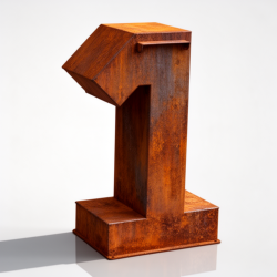 CORTEN BOITE AUX LETTRES DESIGN