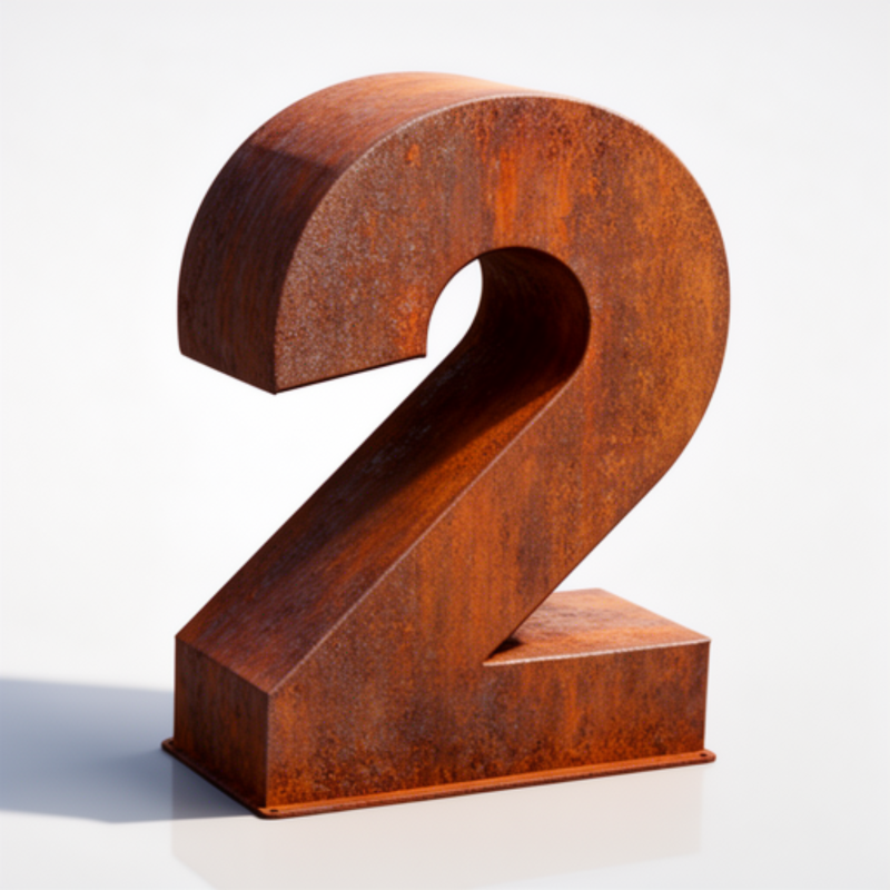 CORTEN BOITE AUX LETTRES DESIGN