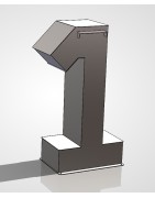 1 avec fente